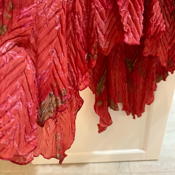 Maxi dress komarov. Large. Coral evening cruise wear - Picture 3 of 7